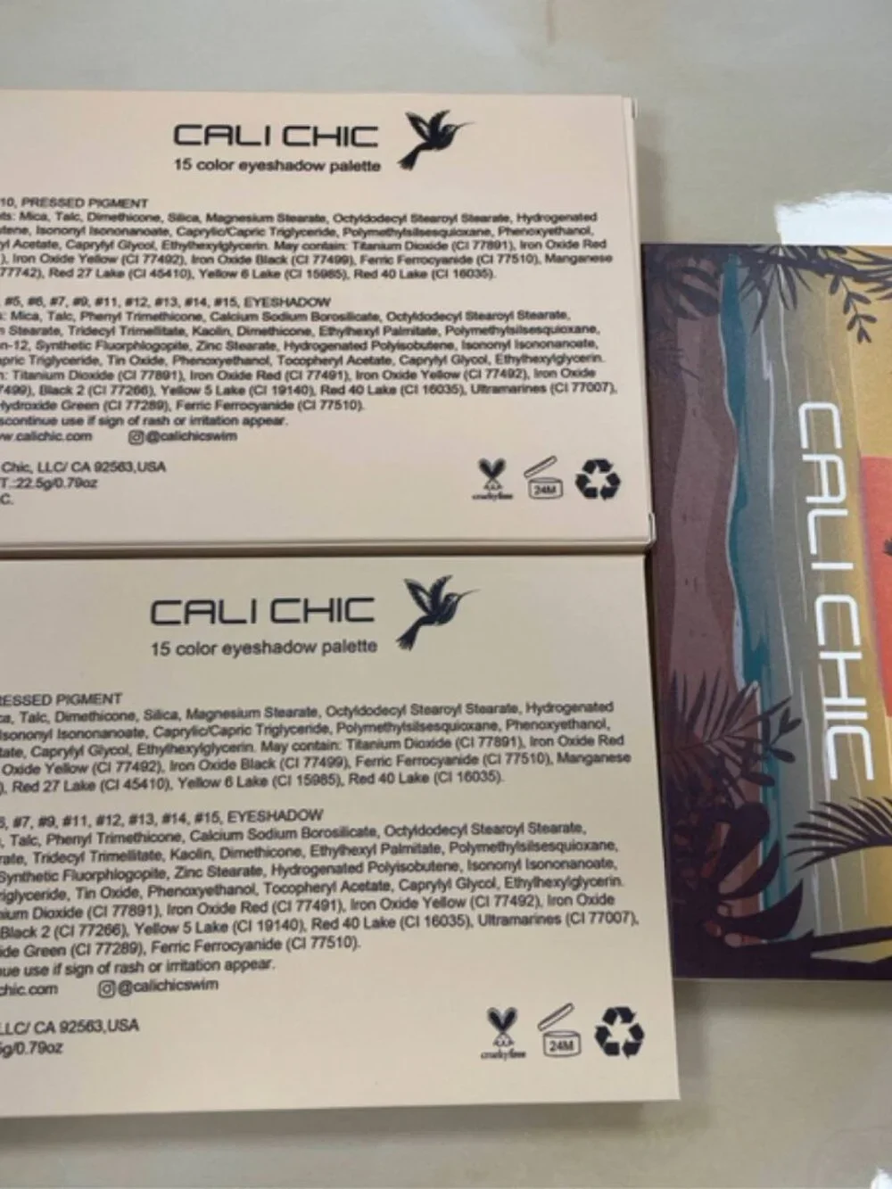 Cali Chic Eyeshadow Palette Celebrity Smoky Cosmetic Make Up